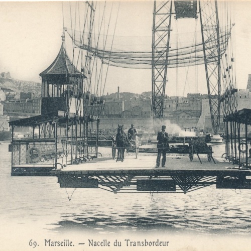 AK aus Marseille Nacelle du Transbordeur Frankreich Ansichtskarte (8606)