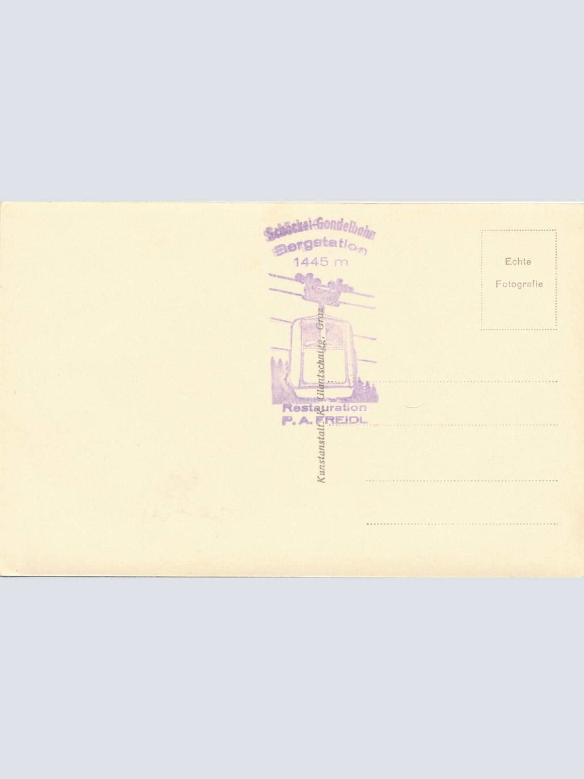 AK Schöckl Seilbahn mit Bergstation Steiermark (8325)