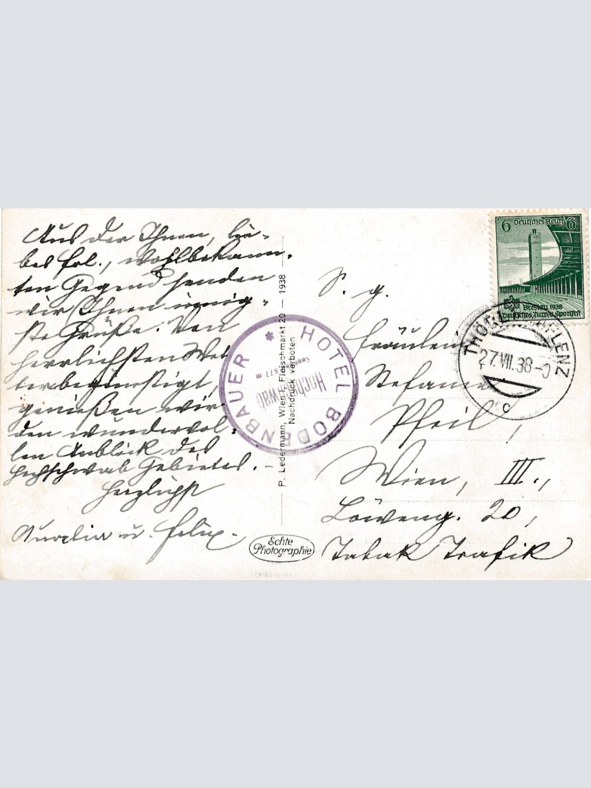 AK vom Alpenhotel Bodenbauer Steiermark Ansichtskarte (8331)