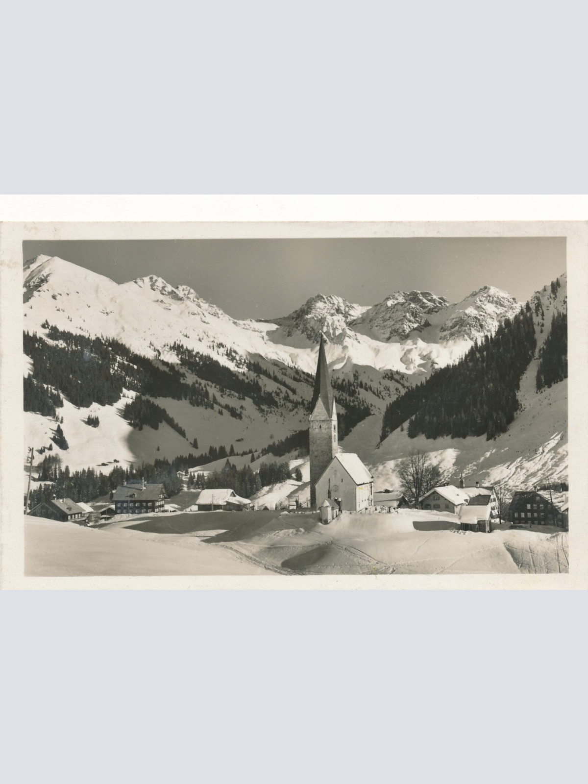AK aus Mittelberg mit Schafalpköpf Vorarlberg Ansichtskarte (8335)