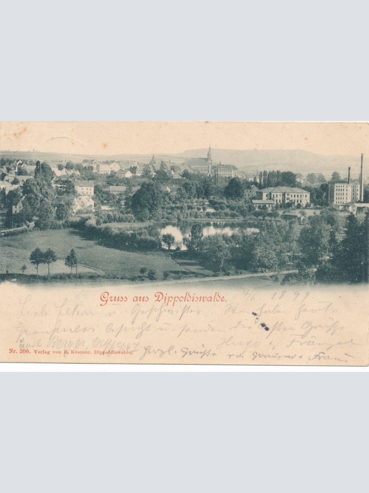 AK aus Dippoldiswalde Sachsen Ansichtskarte (8416)