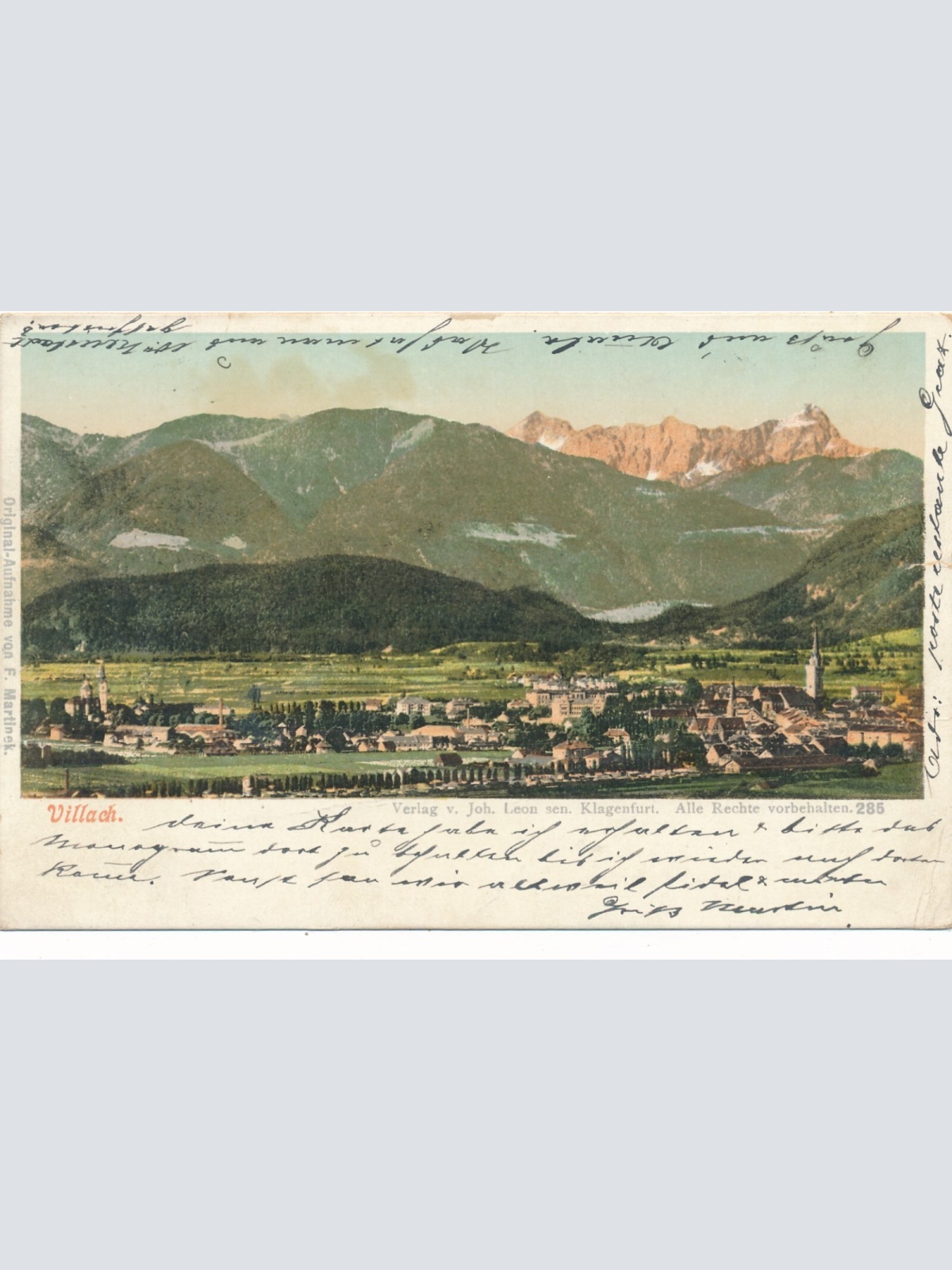 AK aus Villach Kärnten Ansichtskarte (8431)