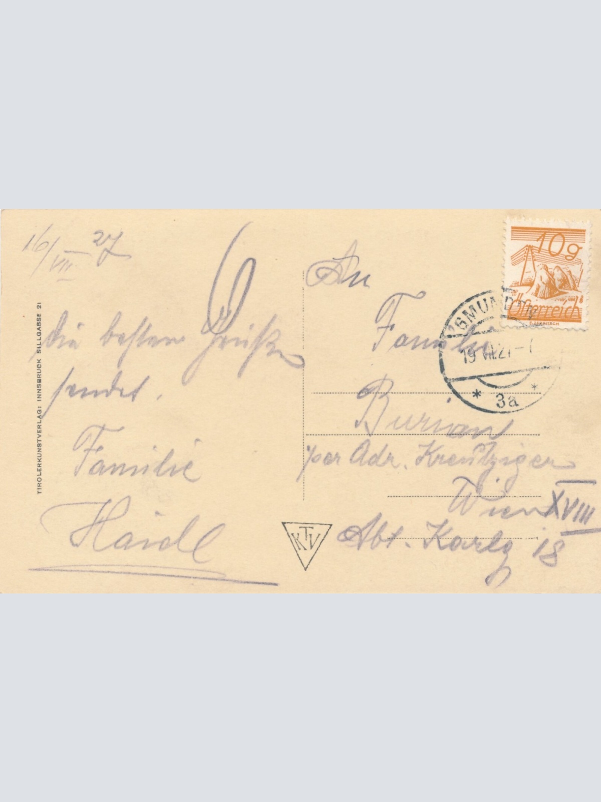 AK aus Gmunden Oberösterreich Ansichtskarte (8458)