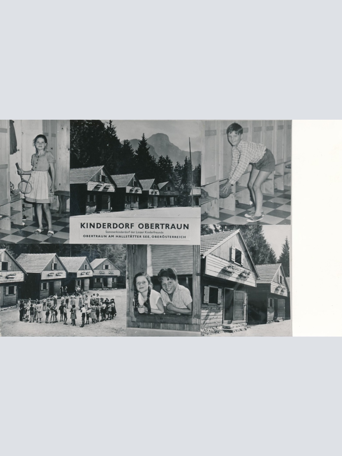 AK aus Obertraun mit Kinderdorf Oberösterreich Ansichtskarte (8935)