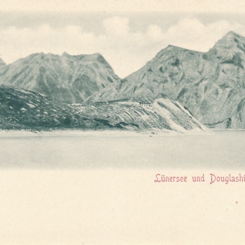 AK vom Lünersee und Douglashütte Vorarlberg Ansichtskarte (8346)