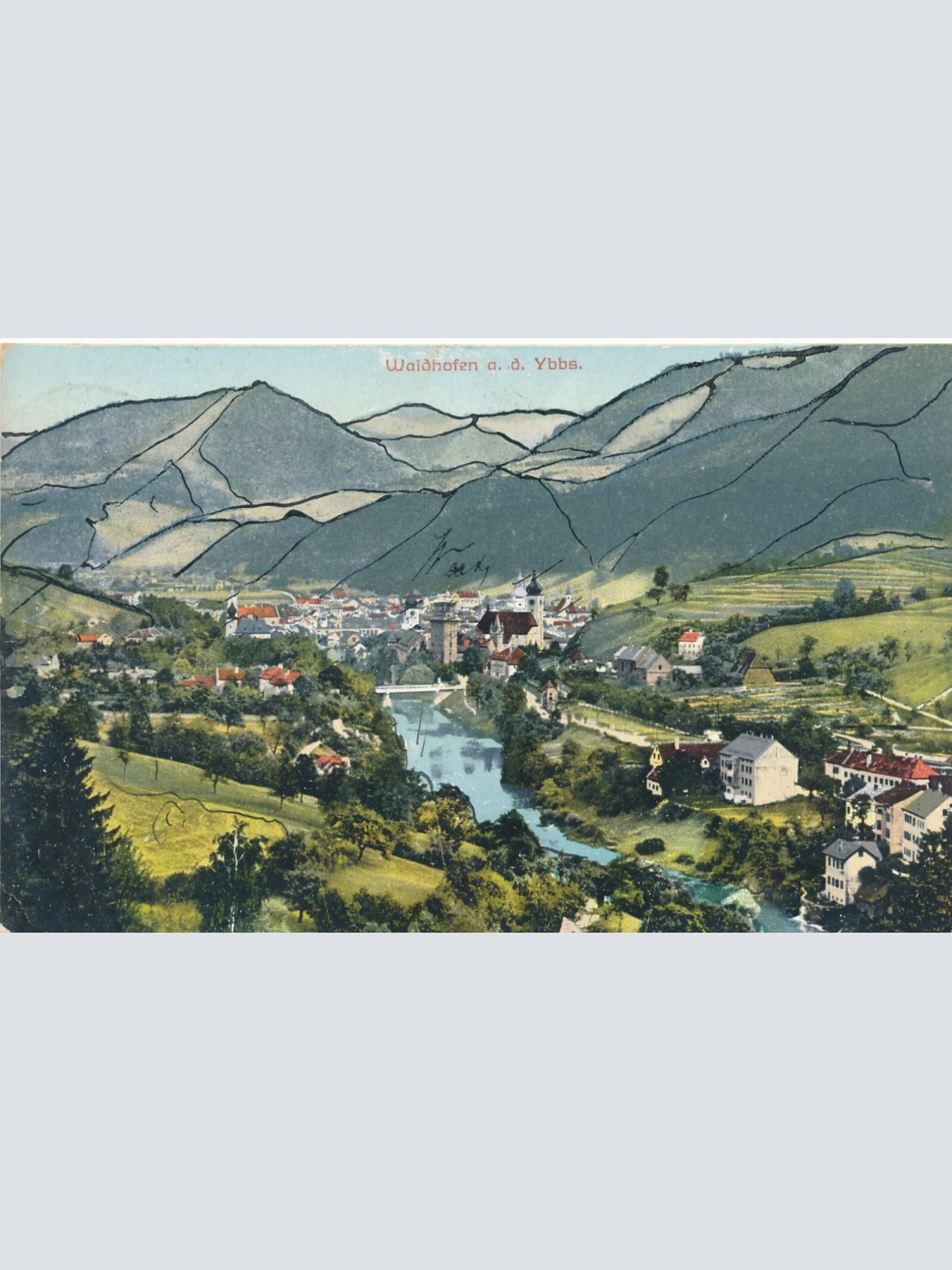 AK Waidhofen an der Ybbs Niederösterreich Ansichtskarte (8348)