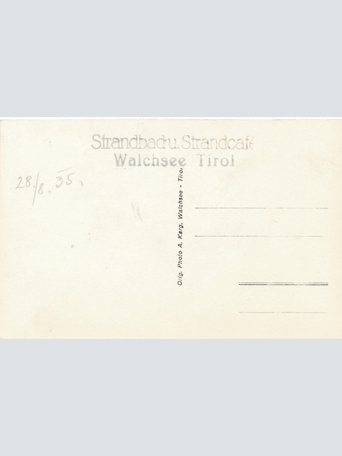 AK, Walchsee mit Kaisergebirge, Tirol (S2247)