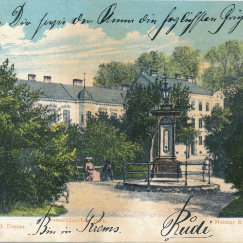 AK aus Krems an der Donau Wetterhäuschen Niederösterreich Ansichtskarte (8366)