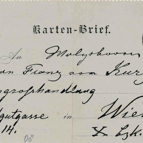 5 Kreuzer Ganzsachen - Karten Brief 1897 aus Freistadt (8945)
