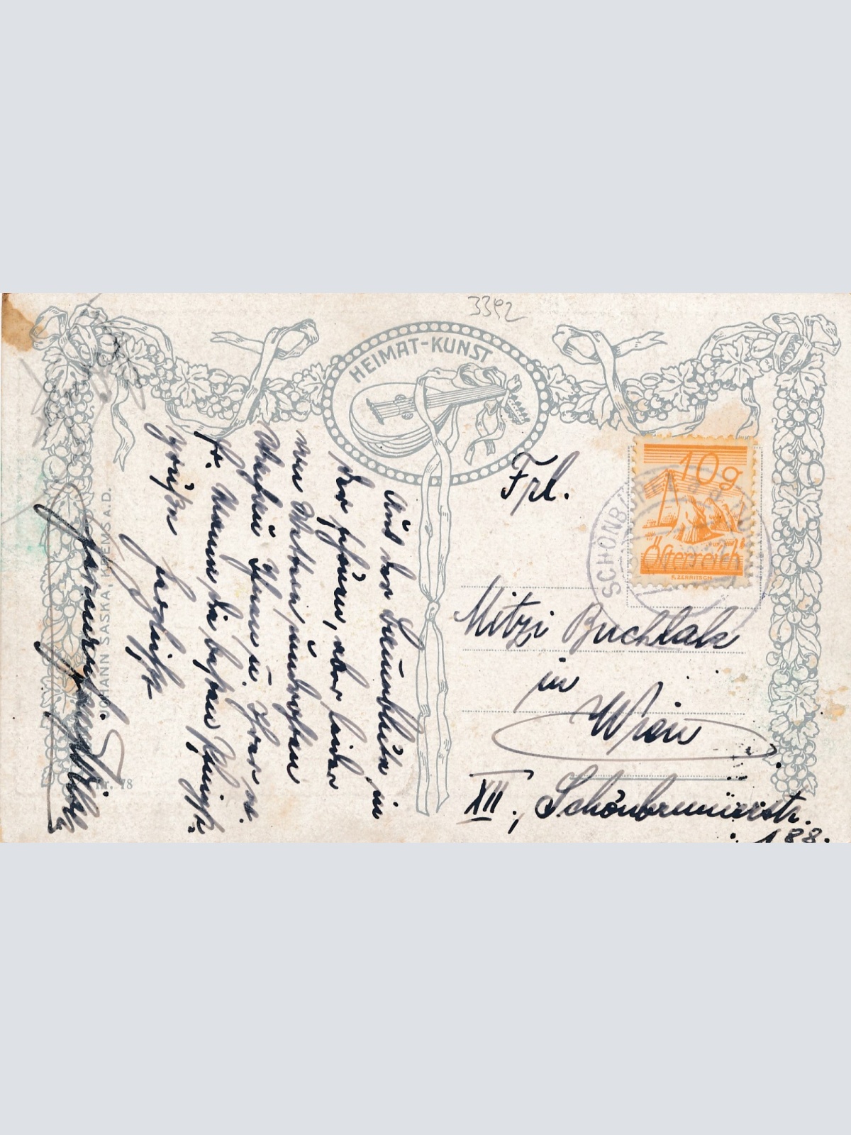 AK, Niederösterreich, Schloss Schönbühel, Leopold Schweiger(S2239)