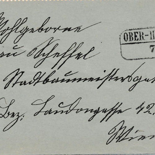 10 Heller Ganzsachen - Karten Brief 1905 aus Ober Hollabrunn (8948)