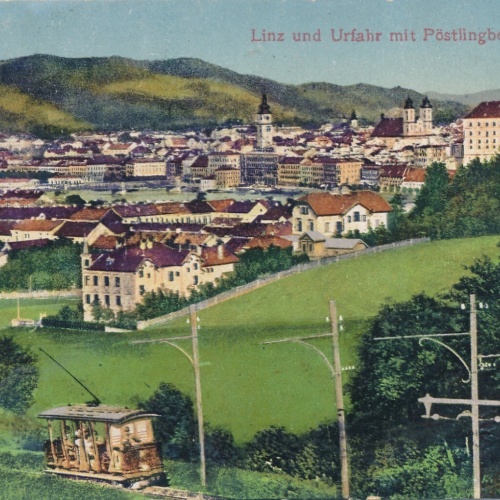 AK aus Linz an der Donau mit Pöstlingberg Oberösterreich Ansichtskarte (8864)