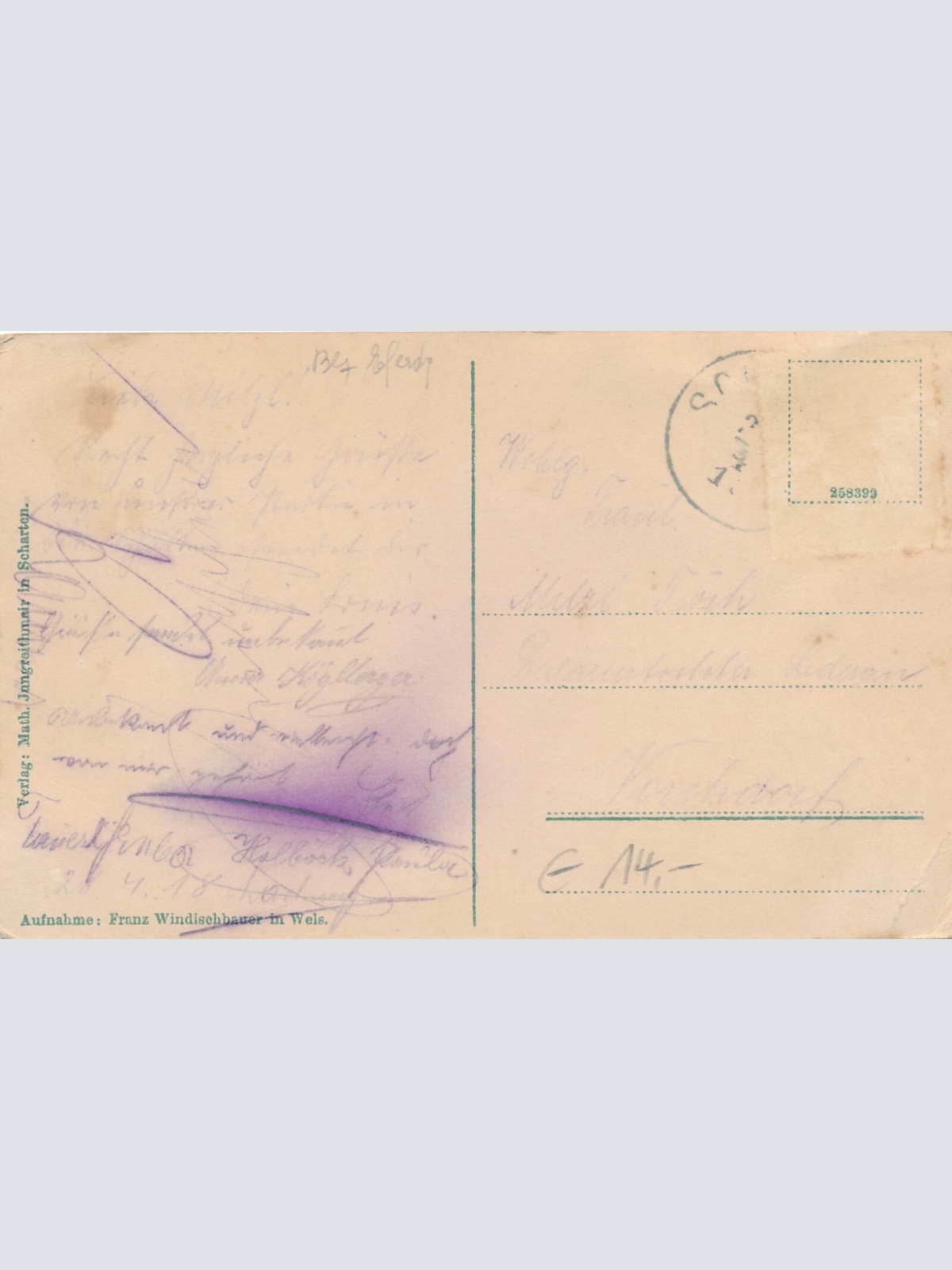 AK aus Scharten Oberösterreich Ansichtskarte (8869)