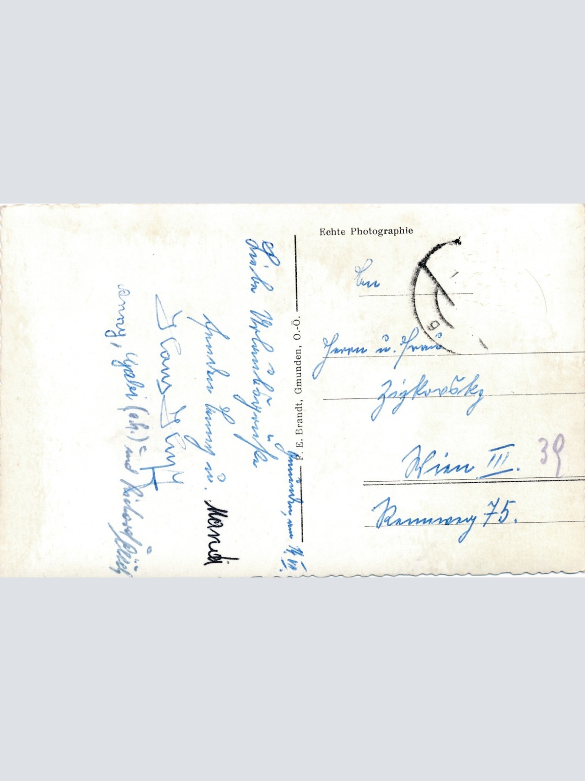 AK aus Gmunden mit Schloß Ort und Segelboot Oberösterreich Ansichtskarte (8905)