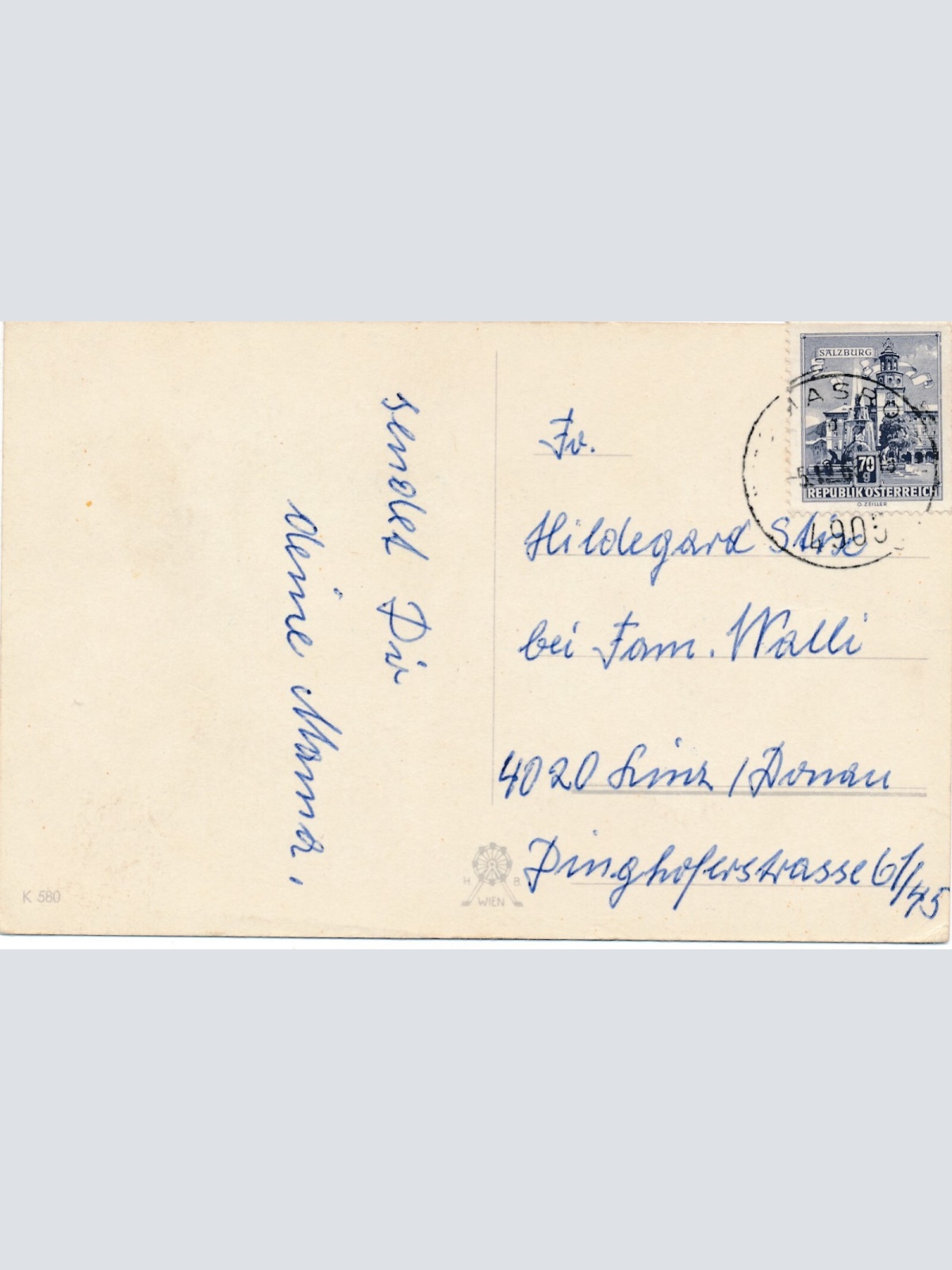 Motiv - Karte gruß vom Nikolaus mit Staab (7228)