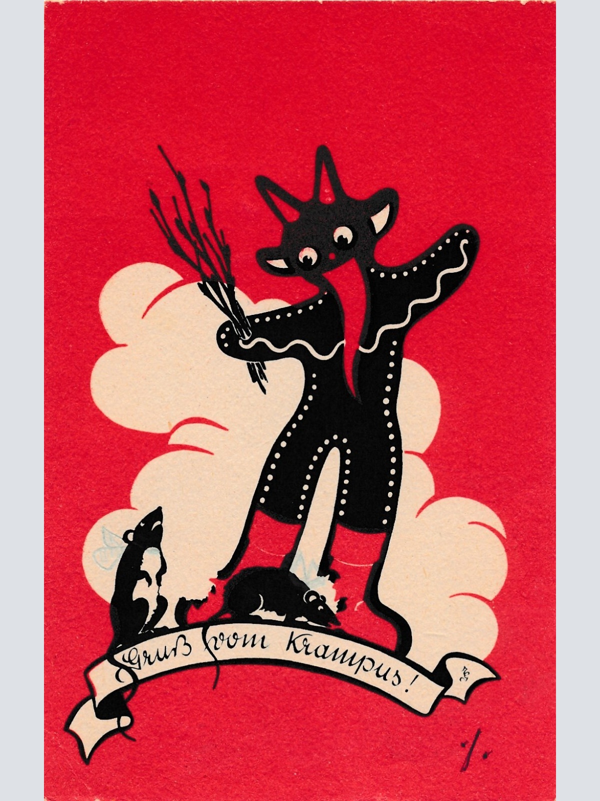 Motiv - Karte gruß vom Krampus (7220)