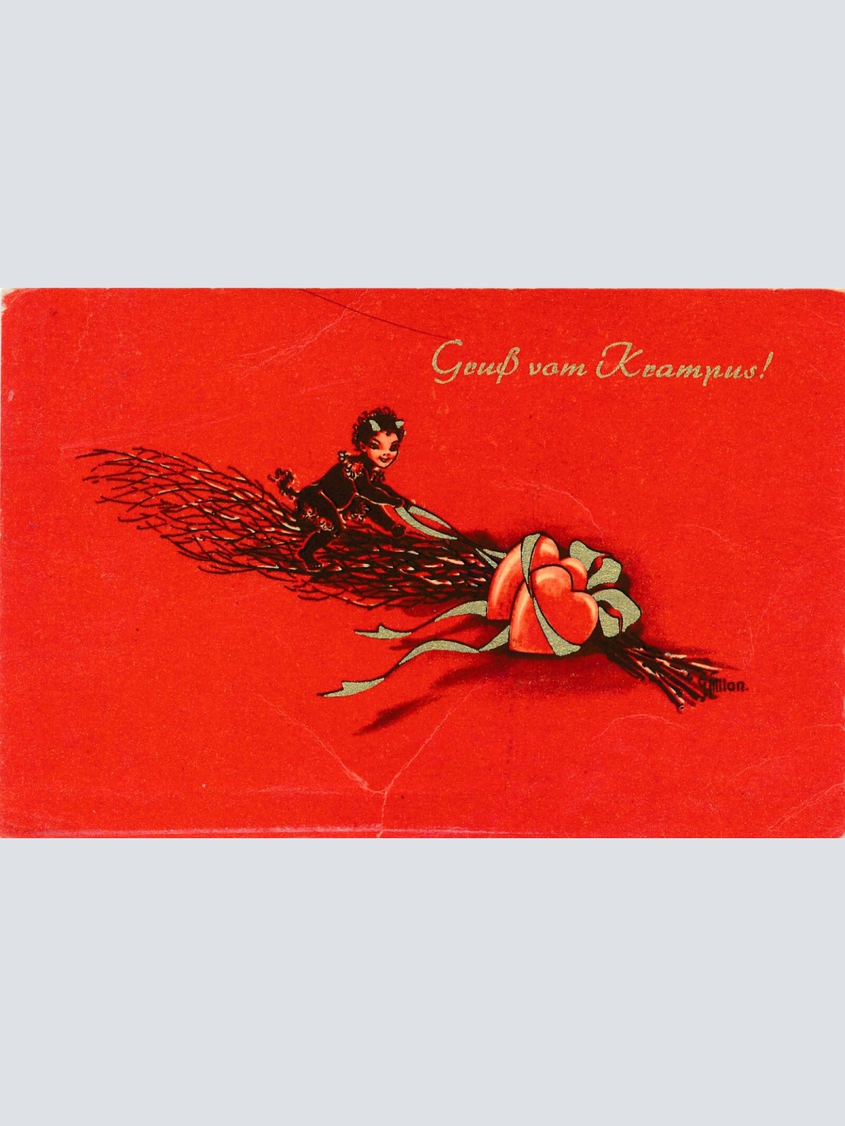 Motiv - Karte gruß vom Krampus (7221)