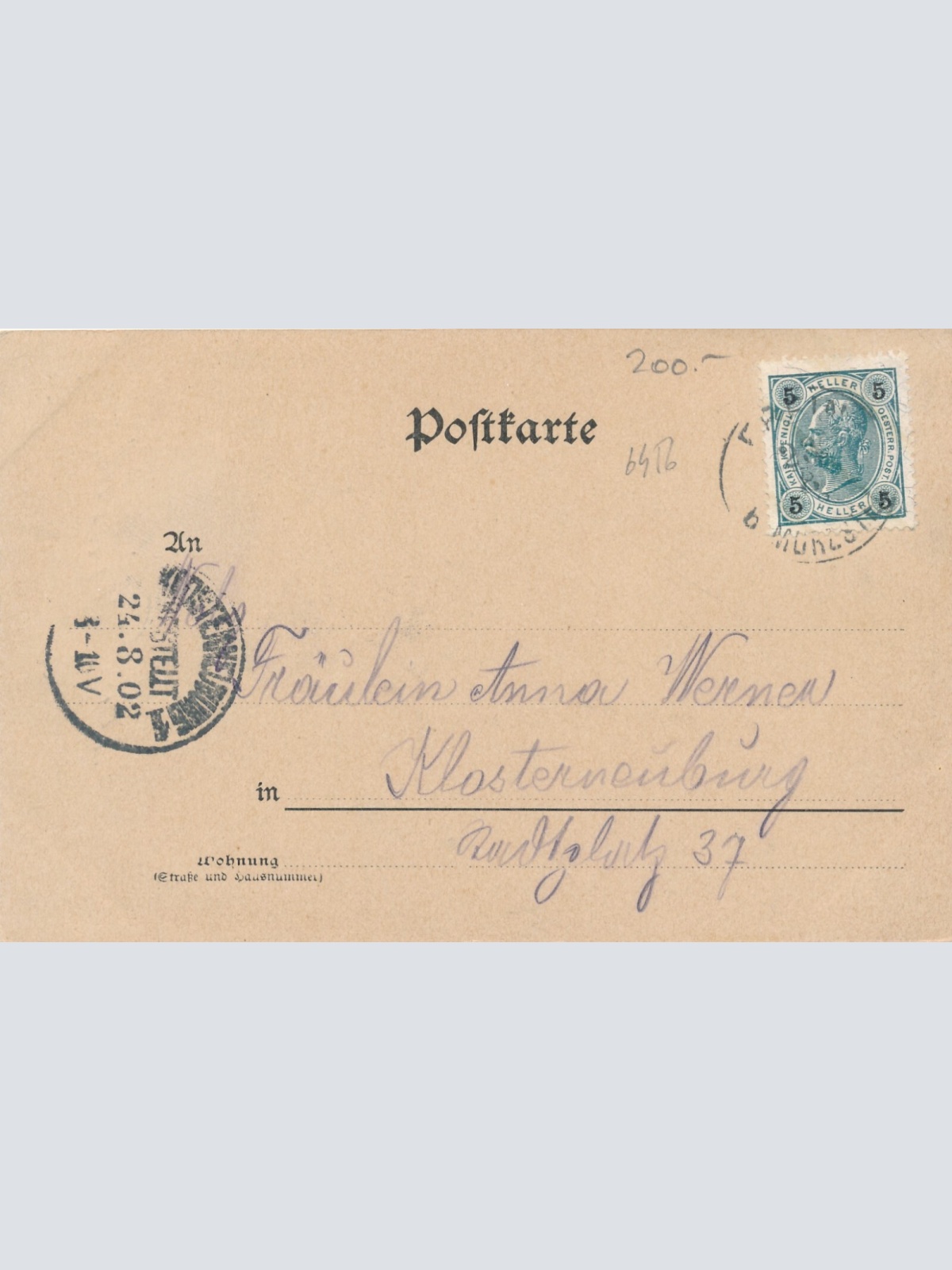 AK aus Mürzsteg mit A.Grabners Hotel Steiermark (7145)