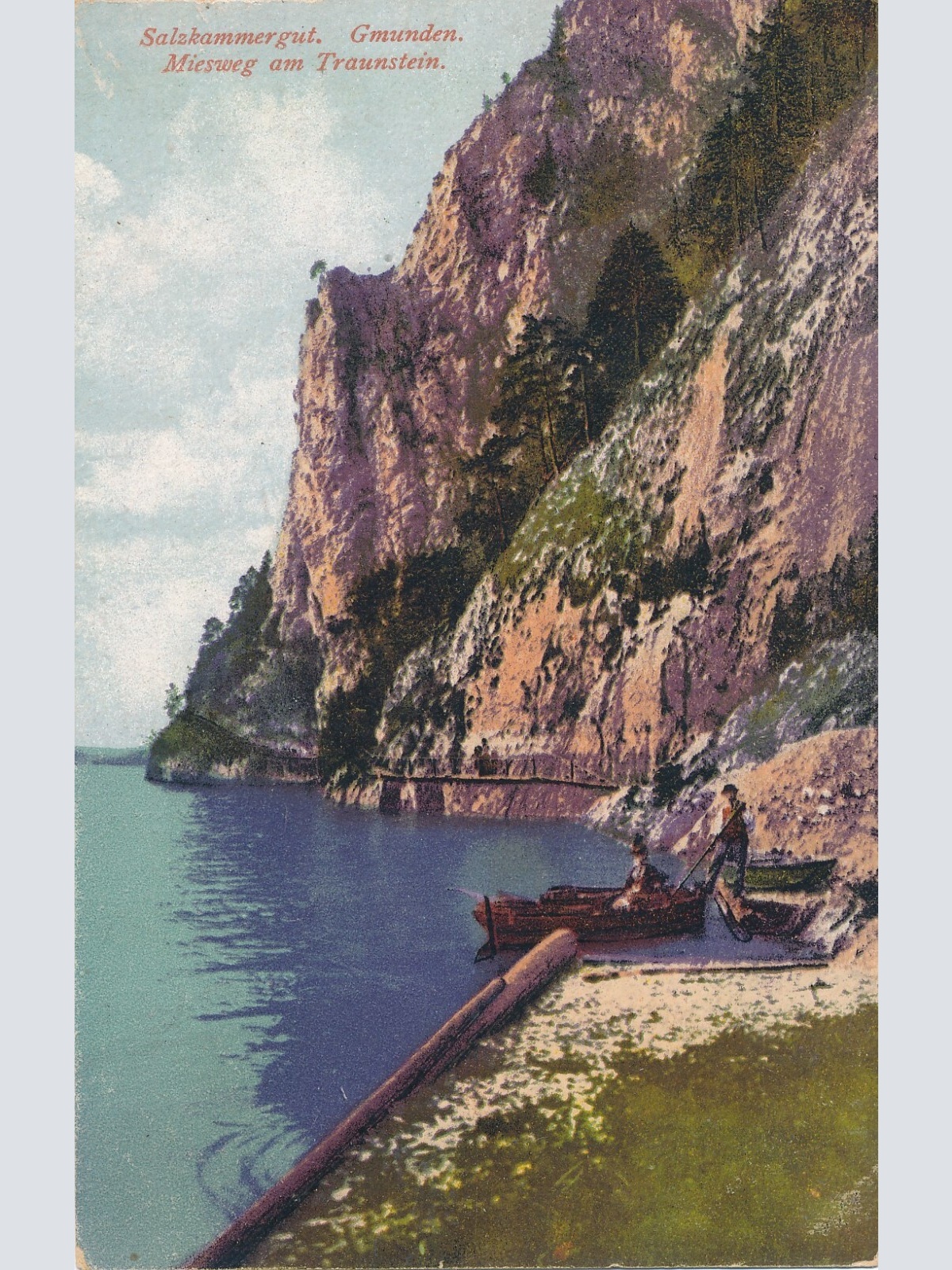 AK, Salzkammergut, Gmunden, Miesweg am Traunstein, Oberösterreich (S2271)