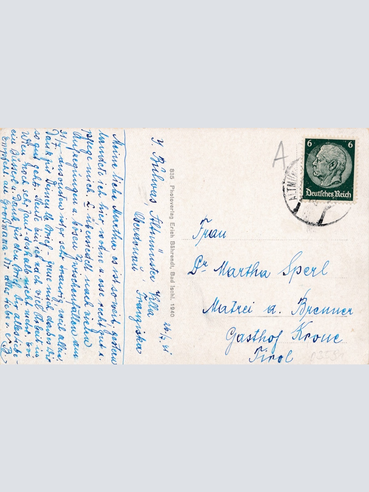 AK, Altmünster am Traunsee mit Traunstein, Oberösterreich (S2275)