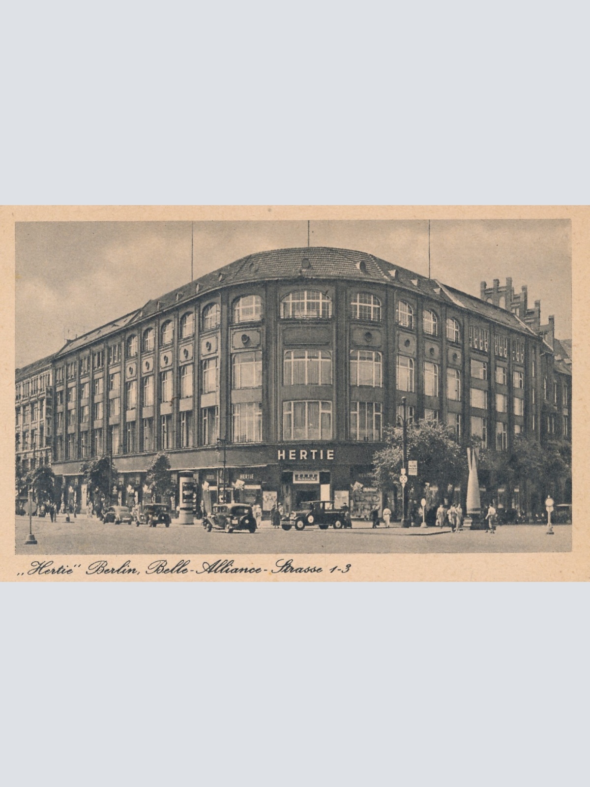 AK, Hertie Berlin, Belle-Alliance-Straße 1-3  (S2295)