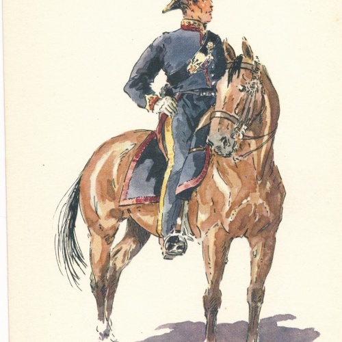 AK Uniform Belgien 1847 Medecin Grande Tenue Ansichtskarte (8748)