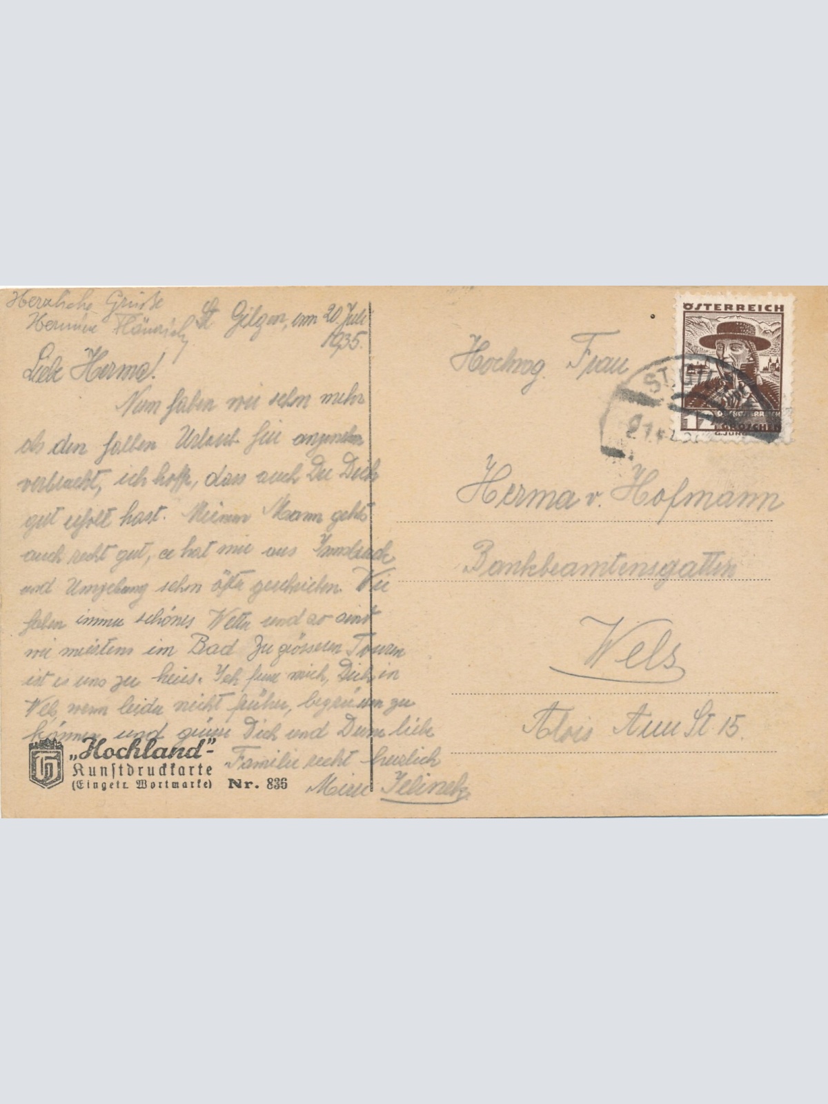 AK aus Strobl Salzburg Ansichtskarte (8812)