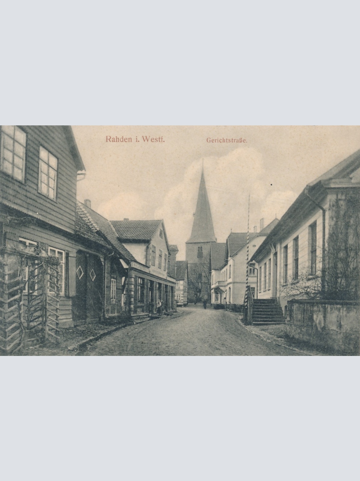 AK aus Rhaden i. Westfahlen Gerichtstraße NRW (7270)