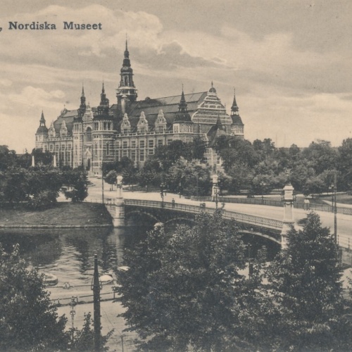 AK aus Stockholm Nordiska Museet Schweden (7380)