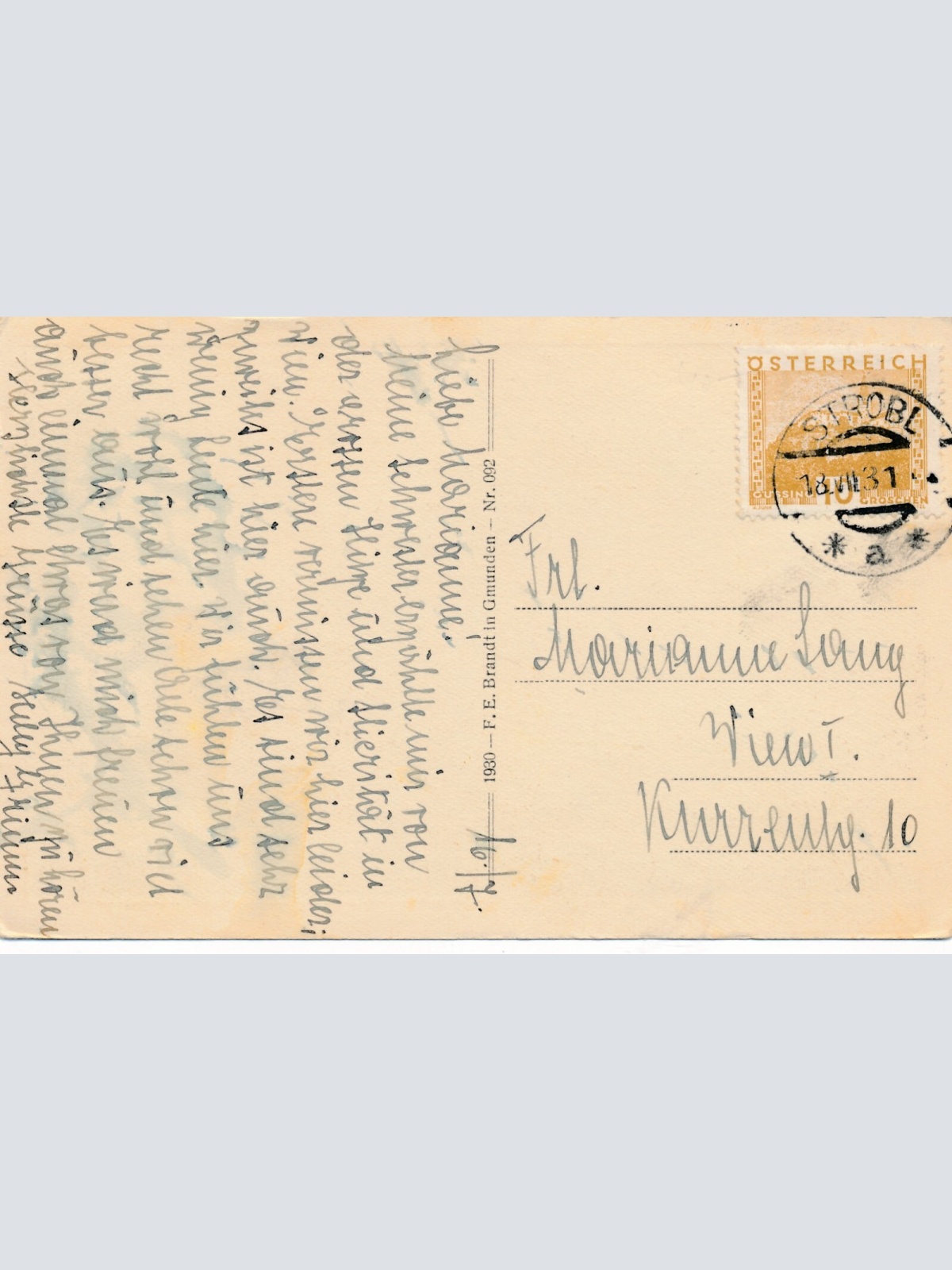 AK aus Strobl Salzburg Ansichtskarte (8805)