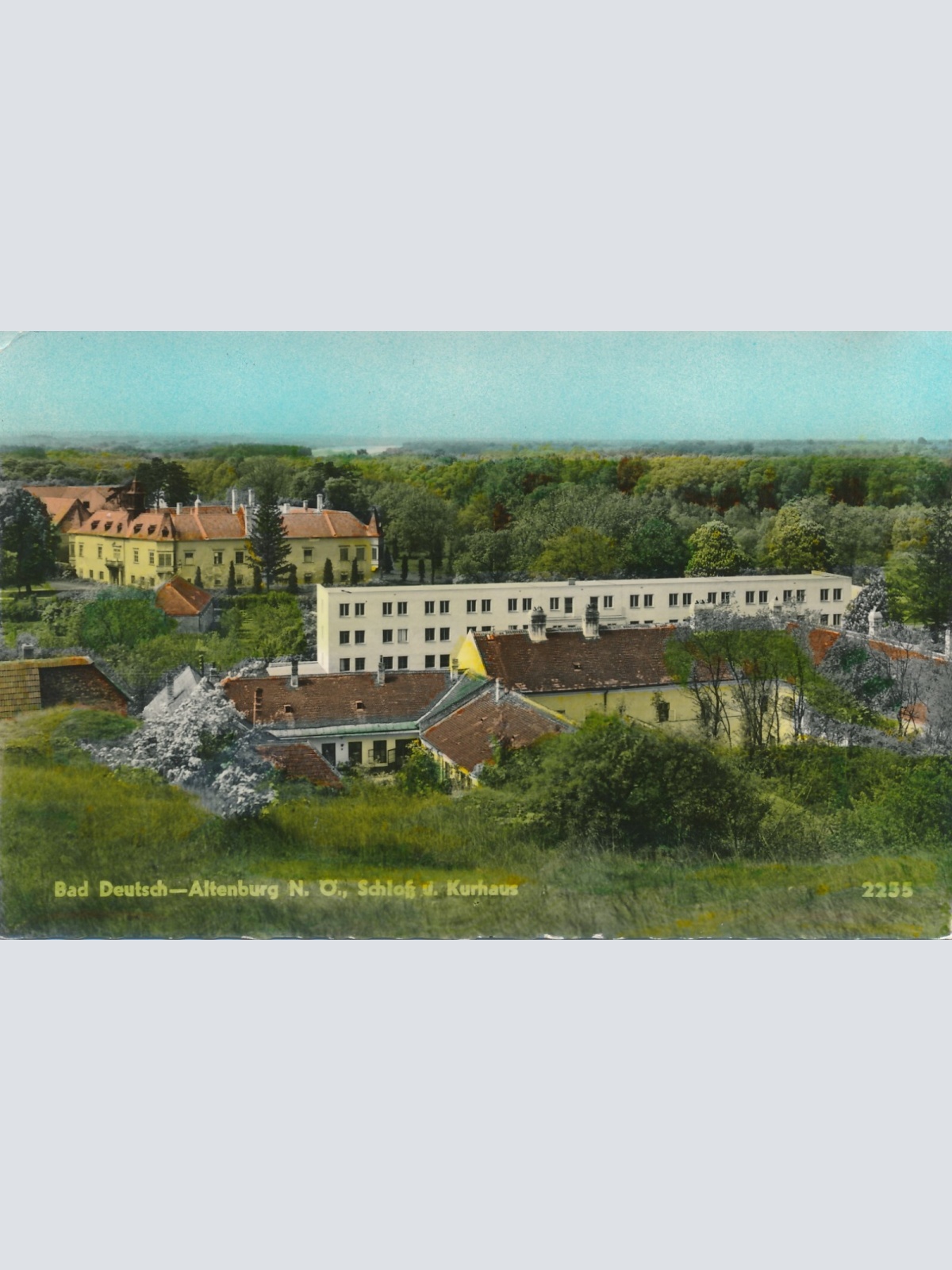 AK aus Bad Deutsch Altenburg mit Schloss Niederösterreich Ansichtskarte (8783)