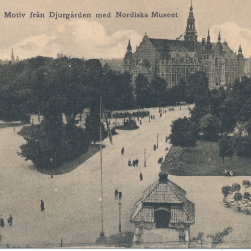 AK aus Stockholm Drujurgarden Schweden (7370)