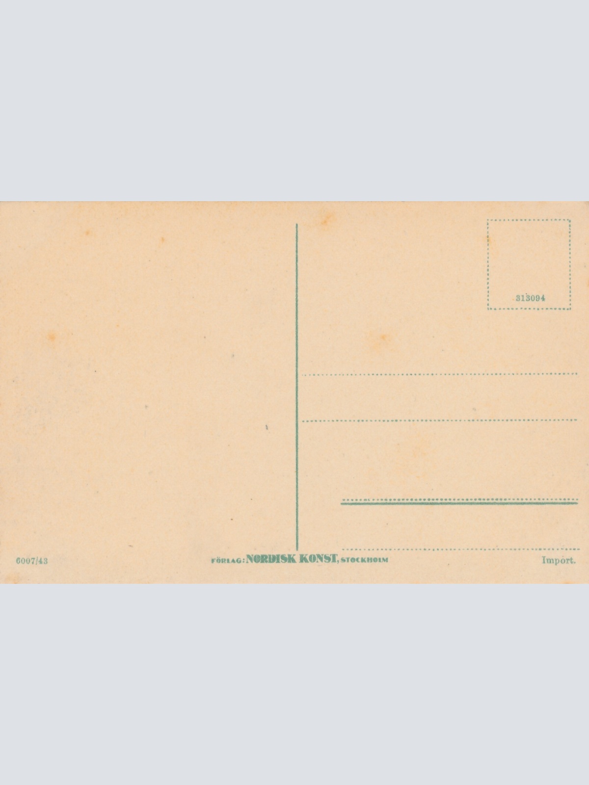 AK aus Stockholm Drujurgarden Schweden (7370)