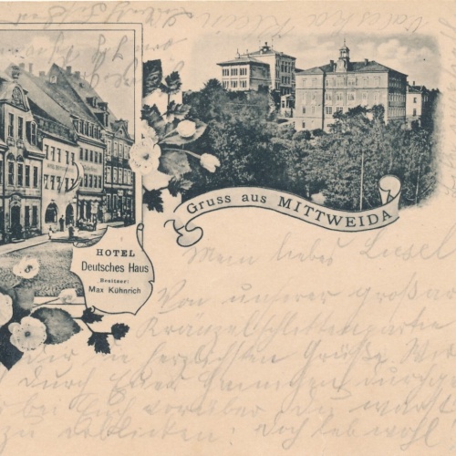 AK gruss aus Mittweida Sachsen Ansichtskarte (9200)