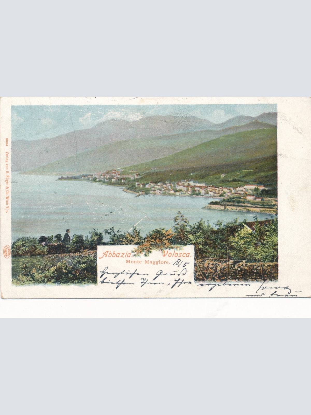 AK aus Volosca Monte Maggiore Kroatien Ansichtskarte (9186)