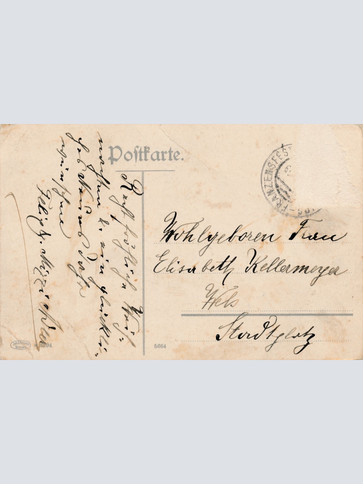 AK aus Bruneck Tirol mit Schloss Ansichtskarte (9233)