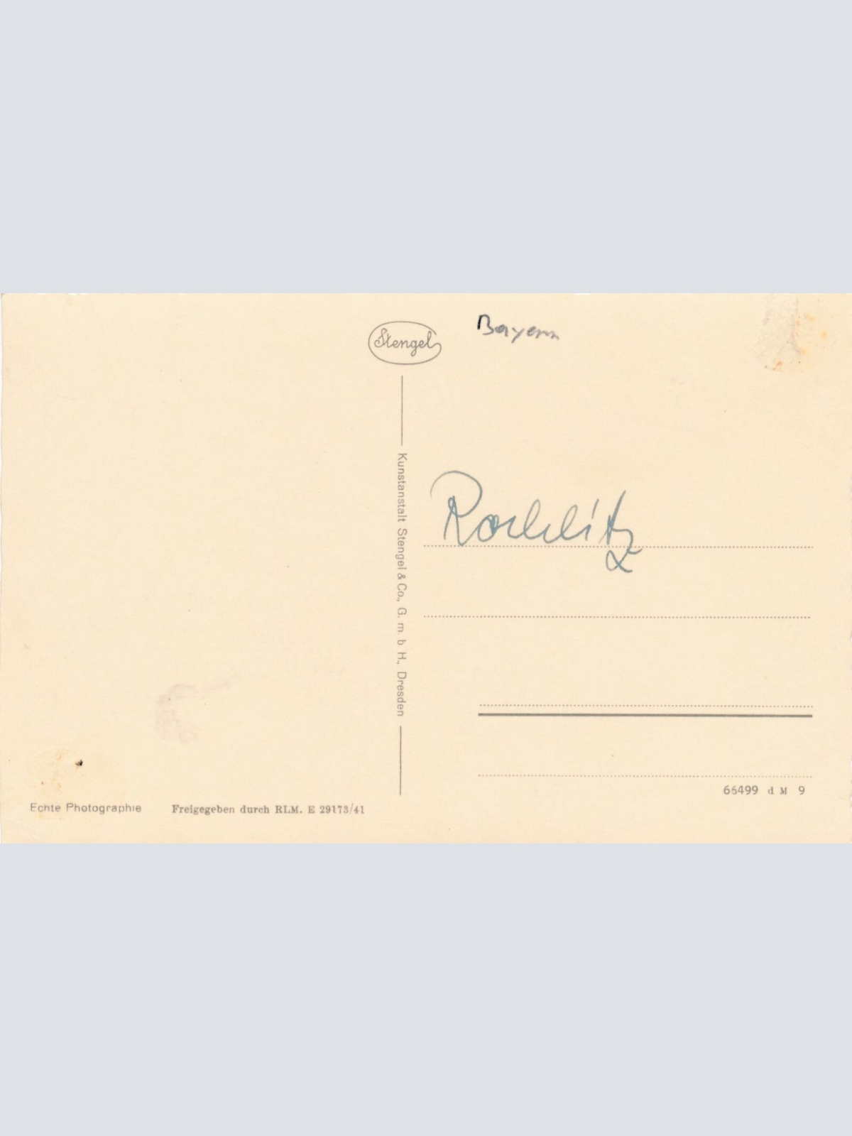 AK aus Königsberg mit Brücke Bayern Ansichtskarte (9212)