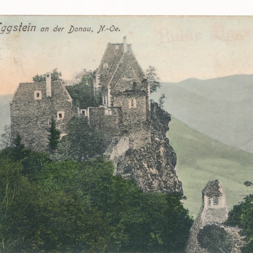 AK aus Aggstein an der Donau Niederösterreich Ruine Aggstein (J50)