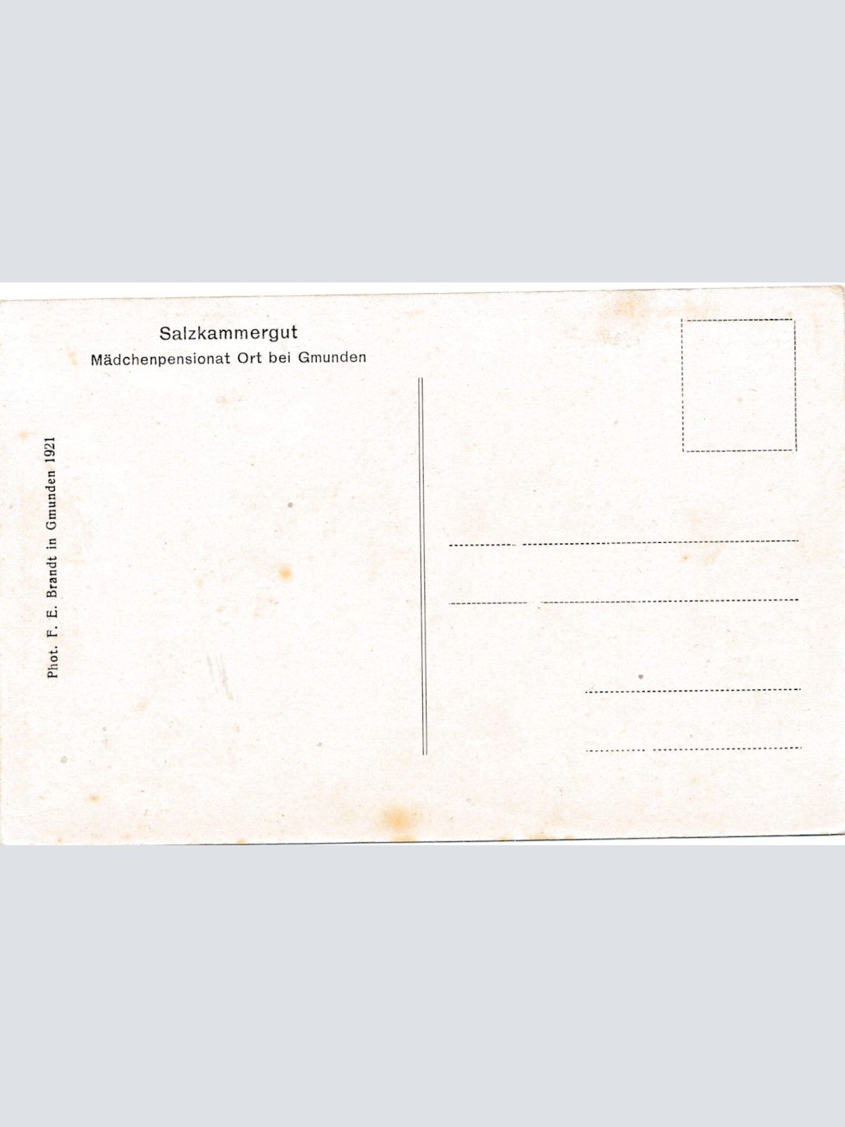 AK aus Gmunden Oberösterreich (J39)