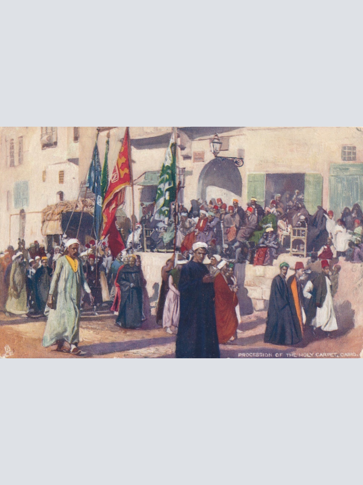 AK aus Caire - Kairo Procession ofthe Holy Carpet Ägypten Ansichtskarte (9170)