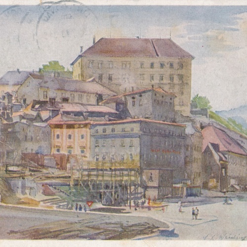 Künstler - AK Heimatwerk aus Linz an der Donau Oberösterr. Ansichtskarte (8963)