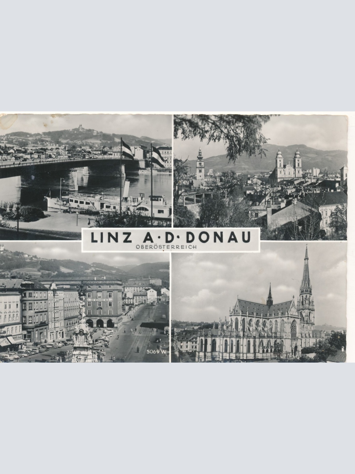 AK aus Linz an der Donau Mehrbildkarte Oberösterreich Ansichtskarte (8969)