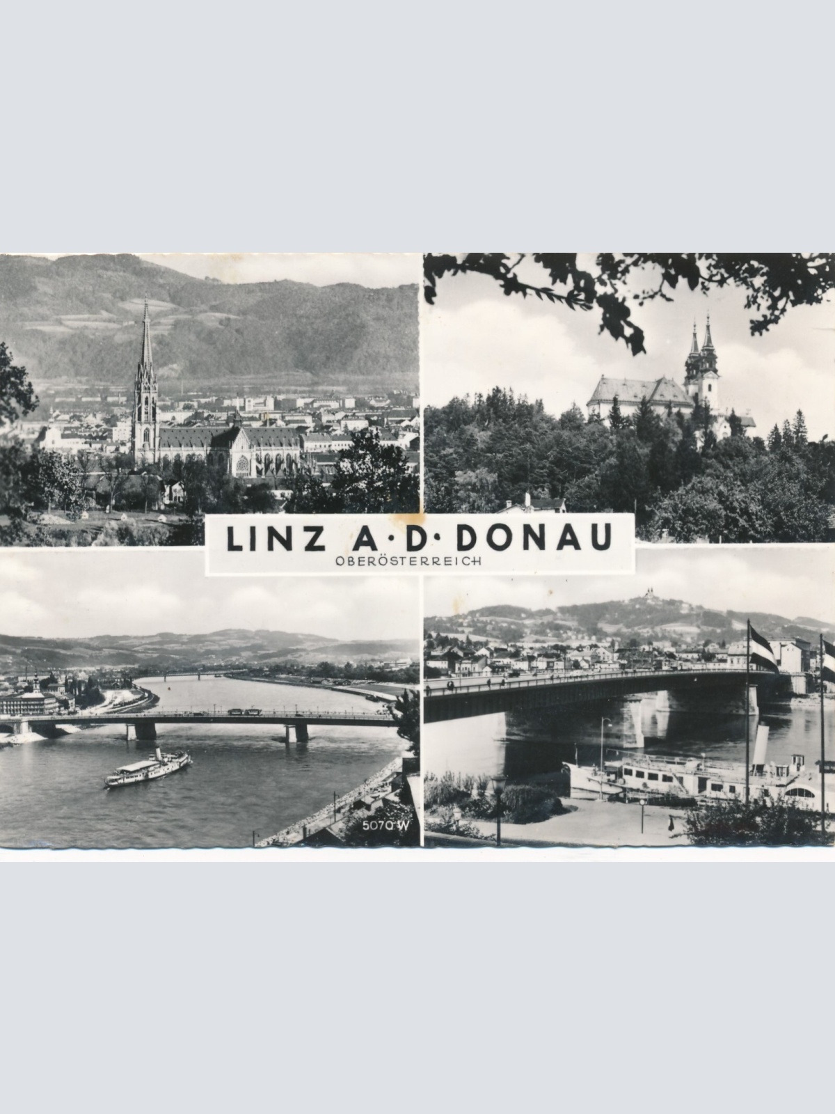 AK aus Linz an der Donau Mehrbildkarte Oberösterr. Ansichtskarte (8987)