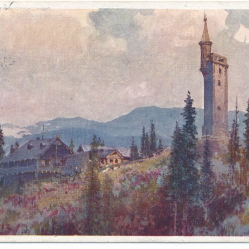 AK aus Mariazell Bürgeralpe Steiermark Ansichtskarte (9077)