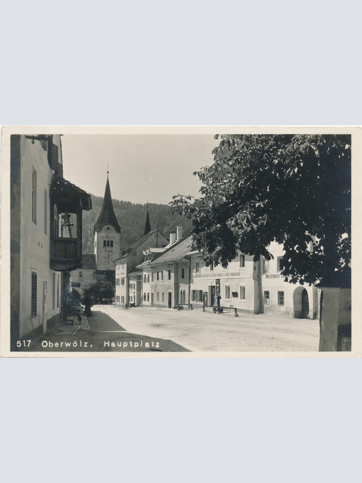 AK aus Oberwölz Hauptplatz Steiermark Ansichtskarte (9079)