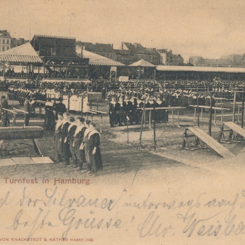 AK aus Hamburg Deutsches Turnfest Ansichtskarte (9068)