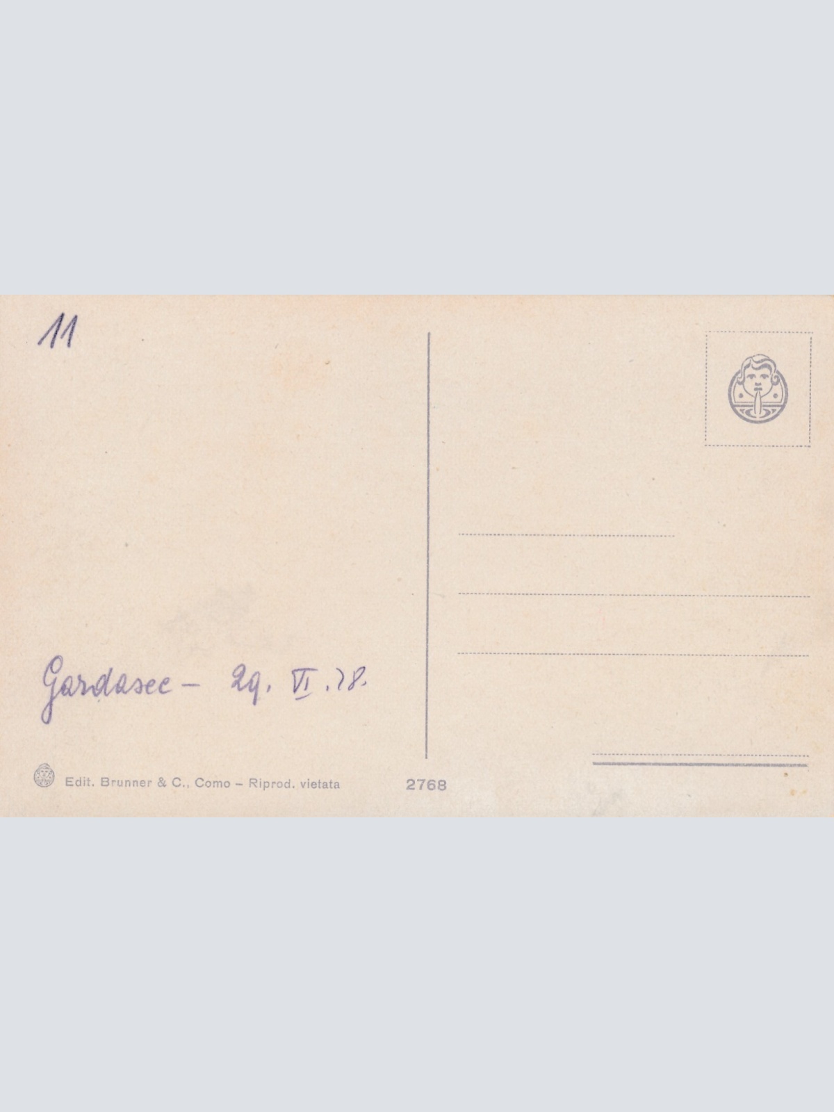 AK aus S. Vigilio Lago di Garda Italien Ansichtskarte (9388)