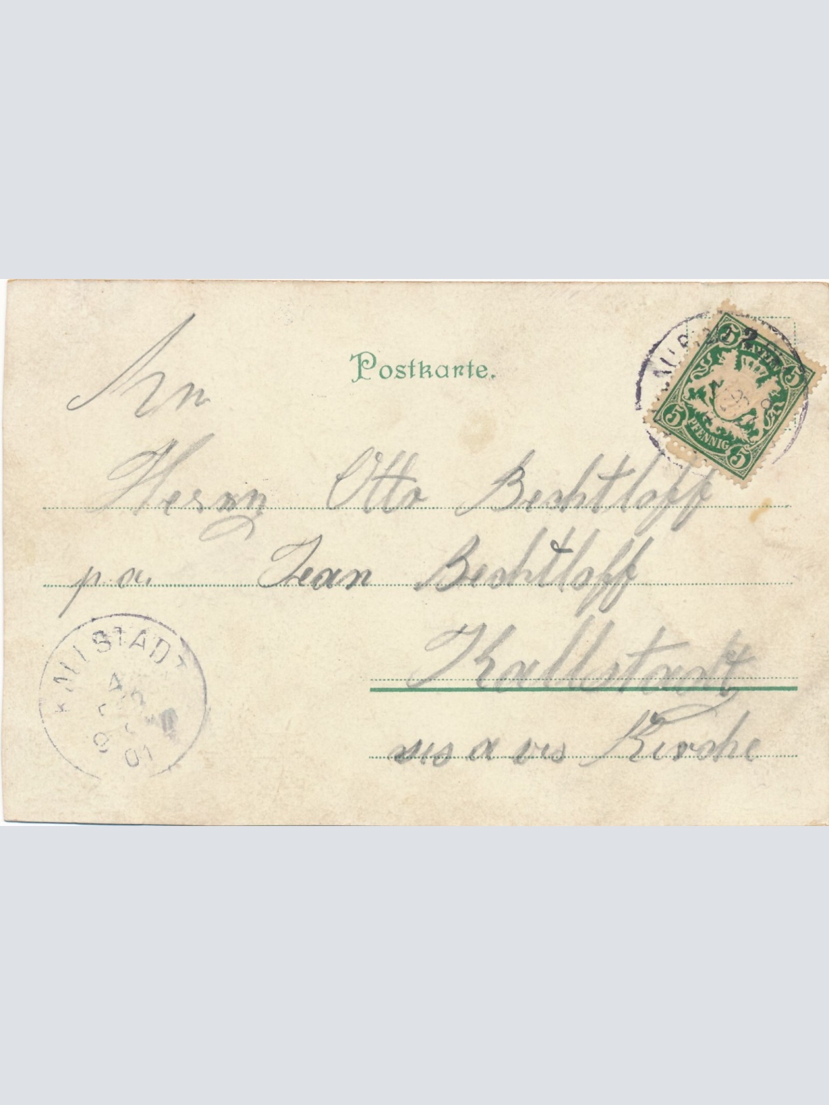 Litho - Karte Lindemann was gehn dich die Mädels an ! (9129)