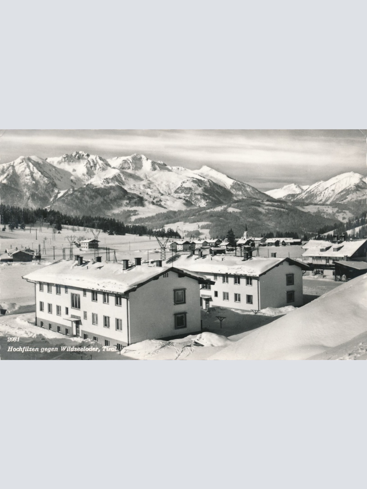 AK aus Hochfilzen im Winter Tirol Ansichtskarte (9384)