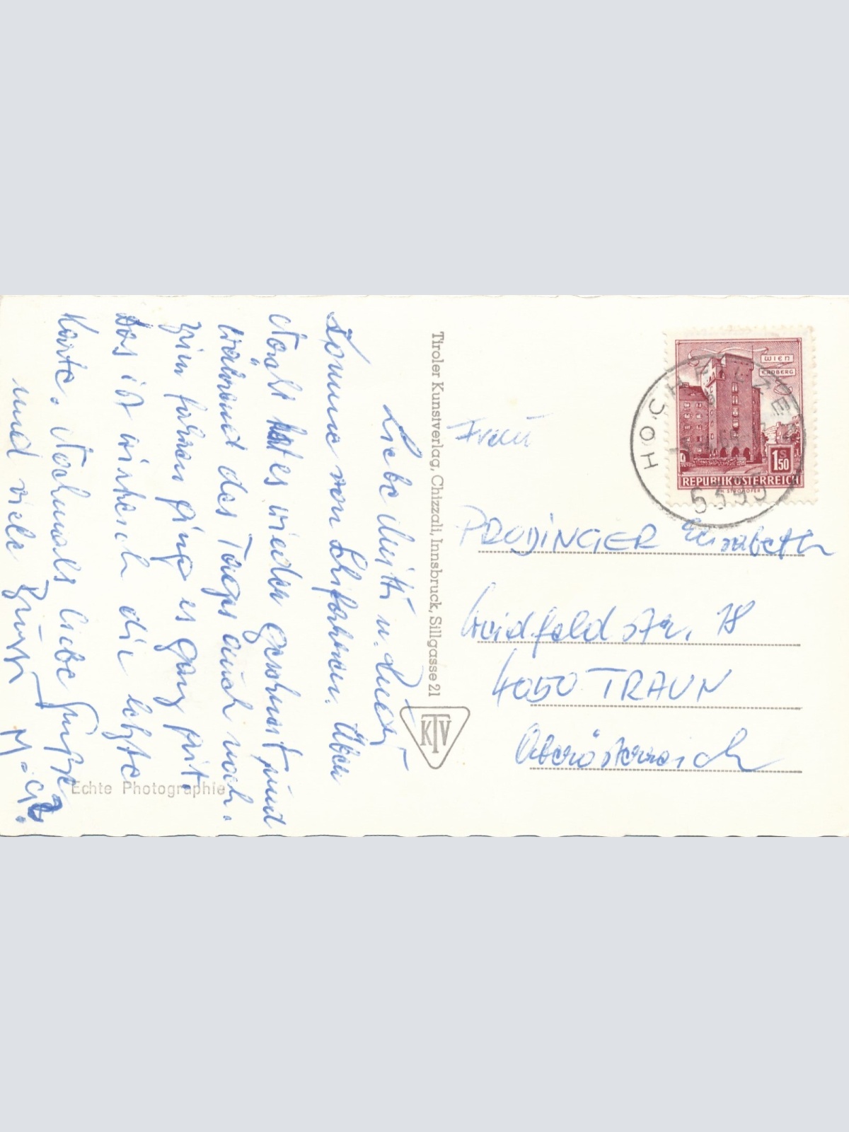 AK aus Hochfilzen Tirol Ansichtskarte (9383)